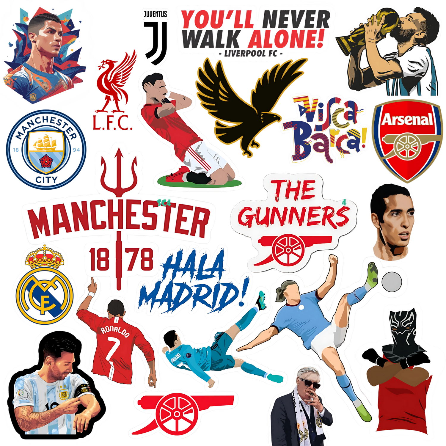 FOOTBALL STICKERS