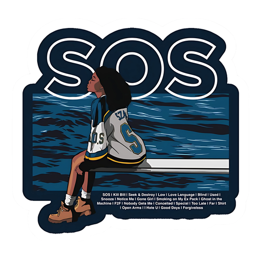 SOS Sticker