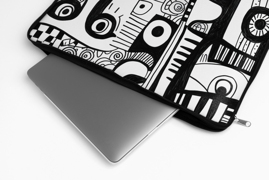 Cubist Chaos  Laptop Sleeve