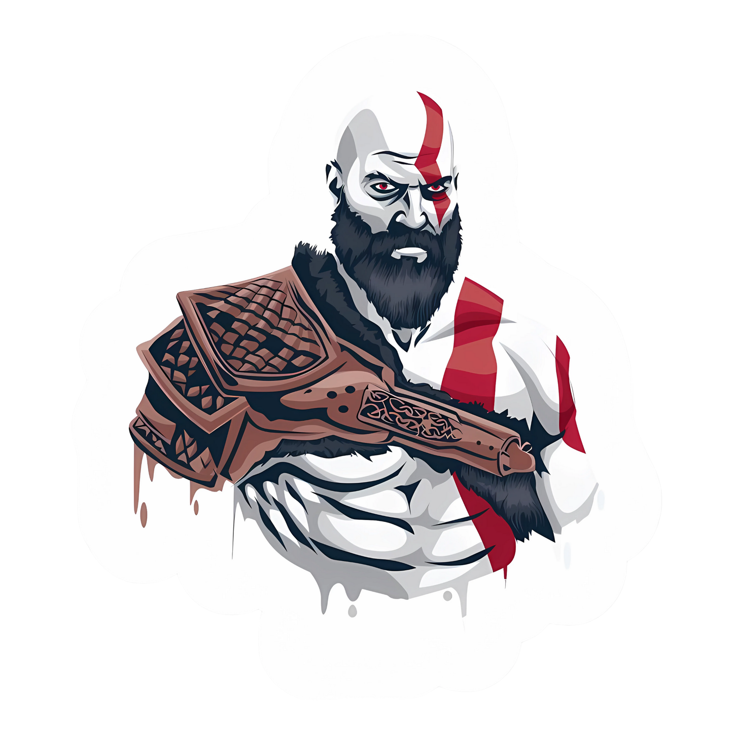 Kratos Sticker