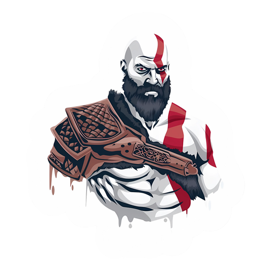 Kratos Sticker