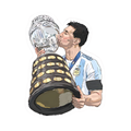 Messi-Copa America Sticker