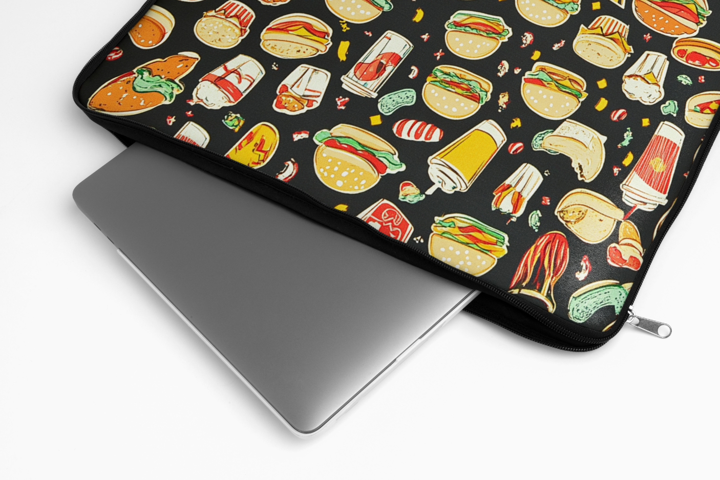 Burger Mania Laptop Sleeve