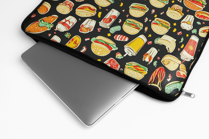 Burger Mania Laptop Sleeve