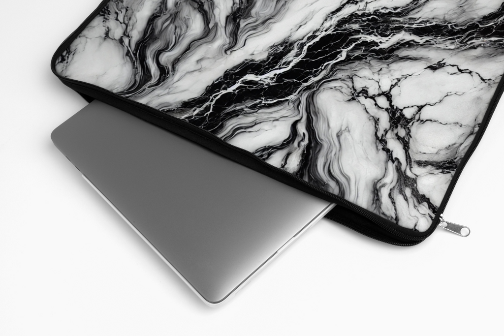 Mono Marble Laptop Sleeve