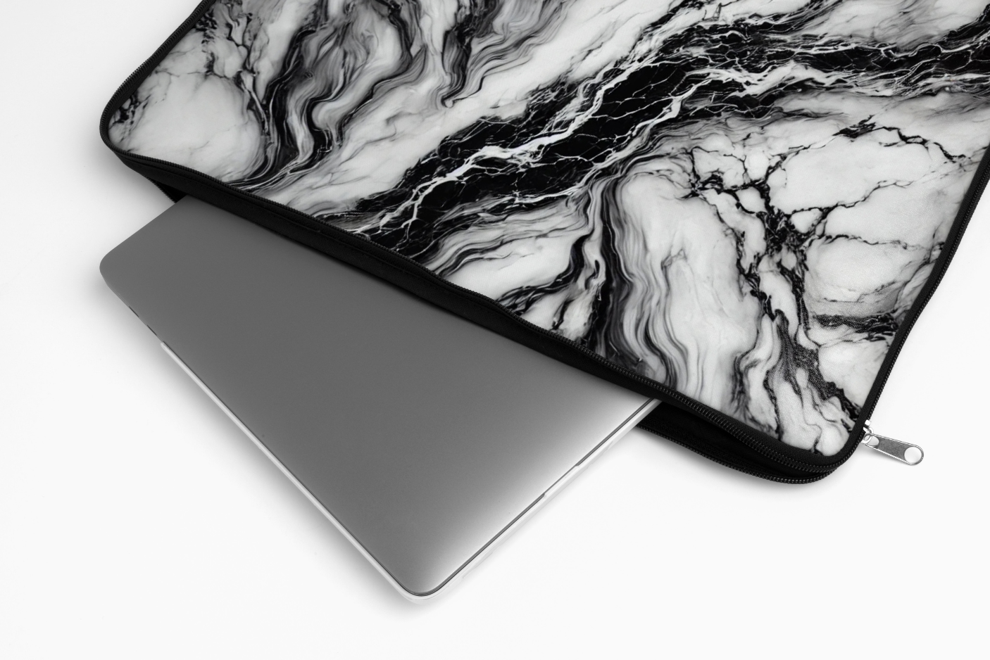 Mono Marble Laptop Sleeve