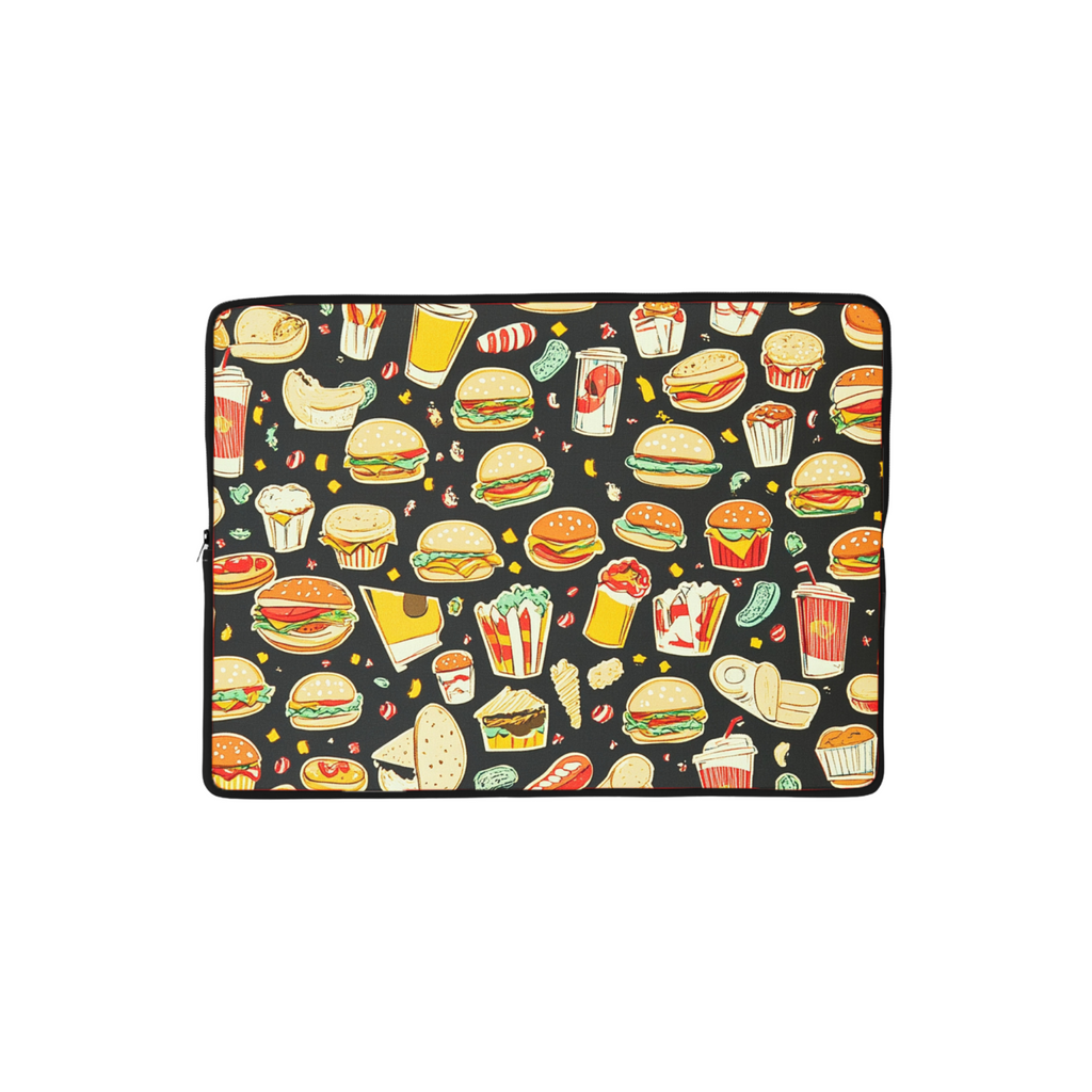 Burger Mania Laptop Sleeve