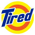 Tired Sticker