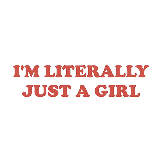 Just Girl Sticker