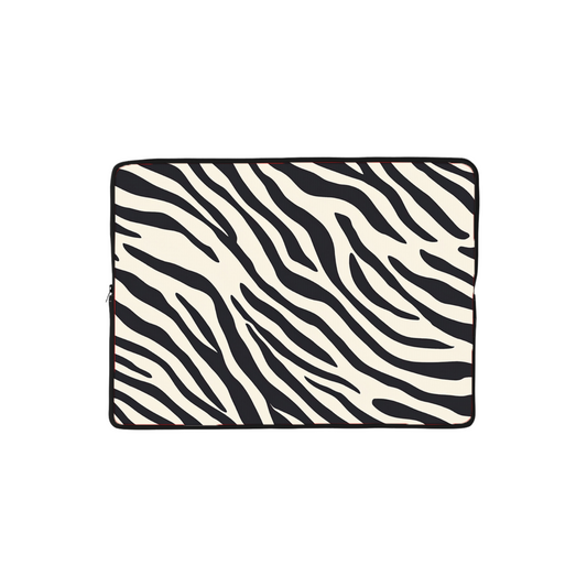 Zebra Glow Laptop Sleeve