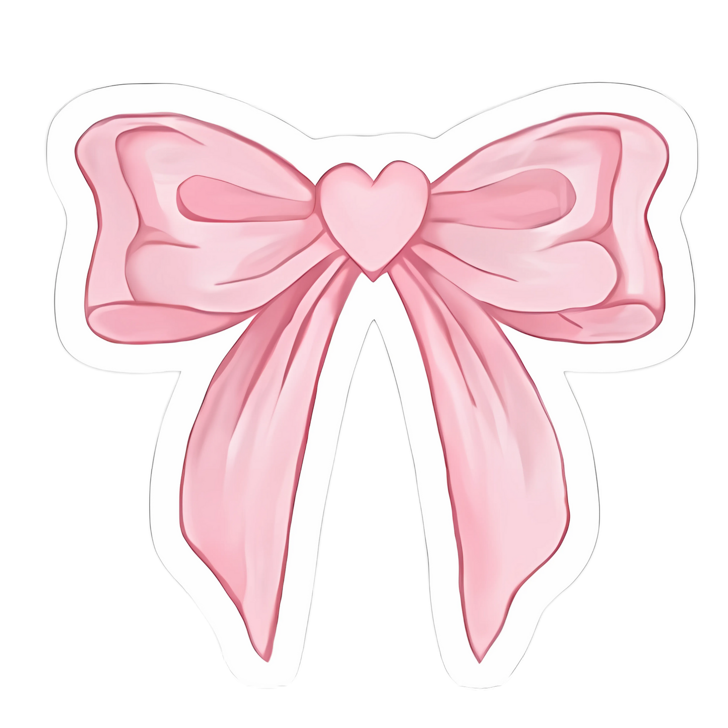 Pink Bow Sticker