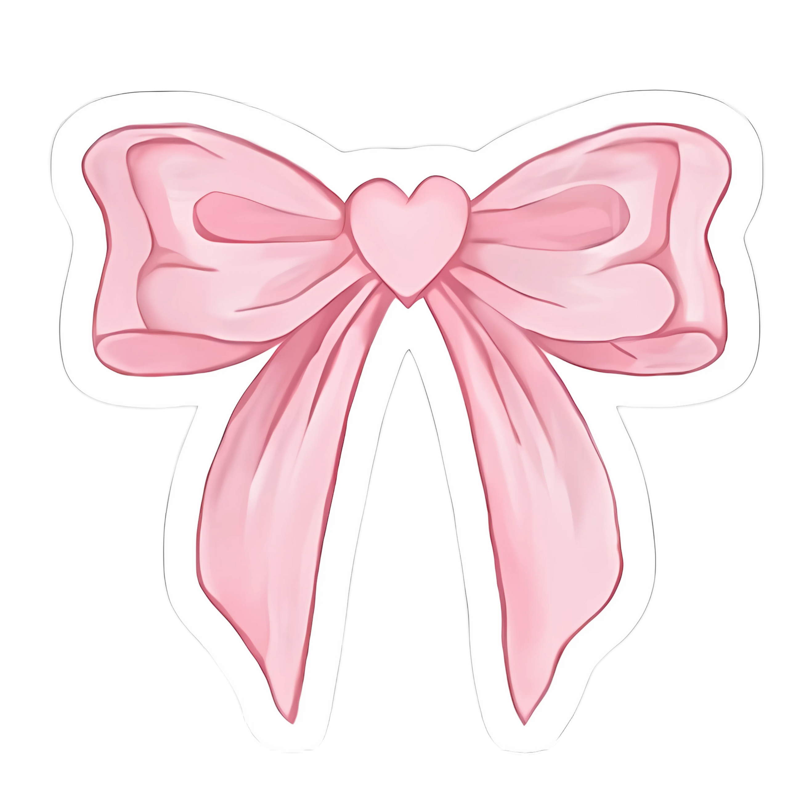Pink Bow Sticker