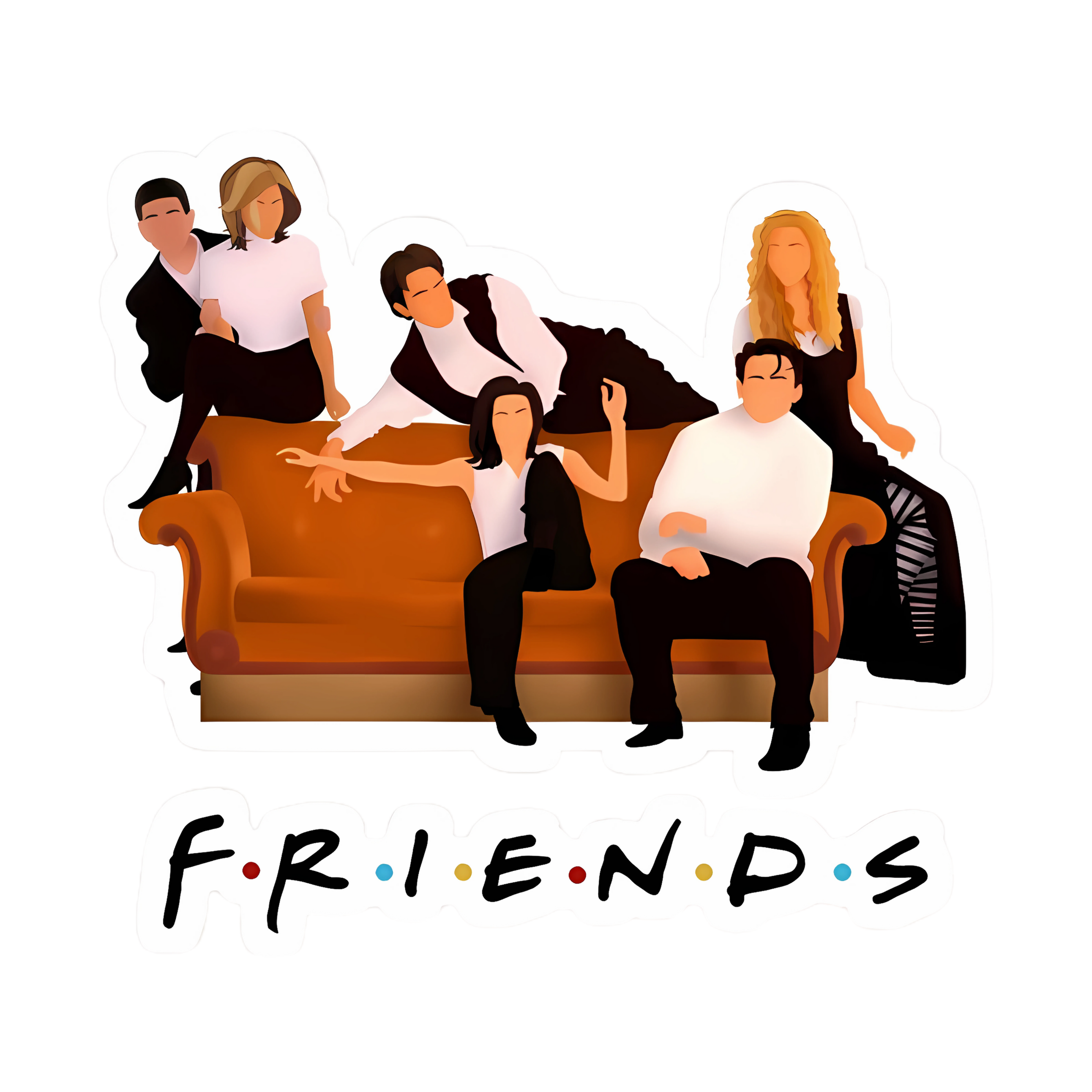 Friends (2) Sticker