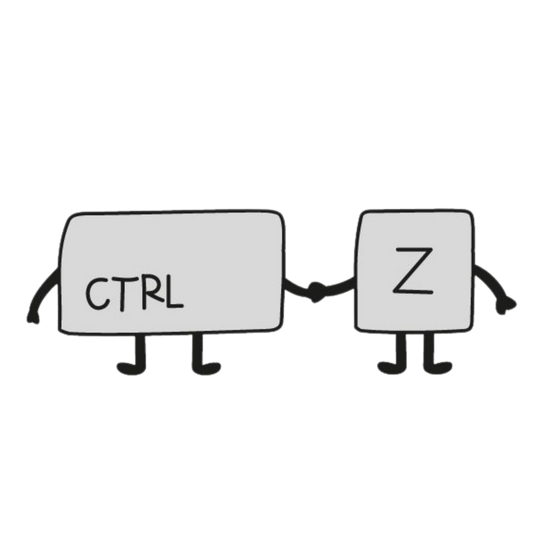 CTRL + Z Sticker