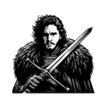 John Snow Sticker